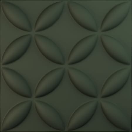 19 5/8in. W X 19 5/8in. H Wallflower EnduraWall Decorative 3D Wall Panel Covers 2.67 Sq. Ft.